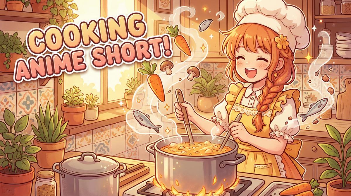 呦呦视频原创动漫-美食动漫教程
